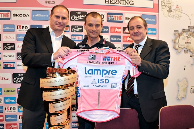 Michele Acquarone (l) op een archieffoto.