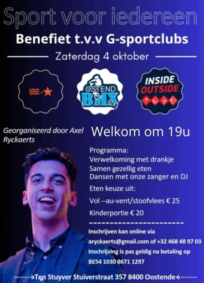 Benefietevenement 'Sport voor Iedereen'. 