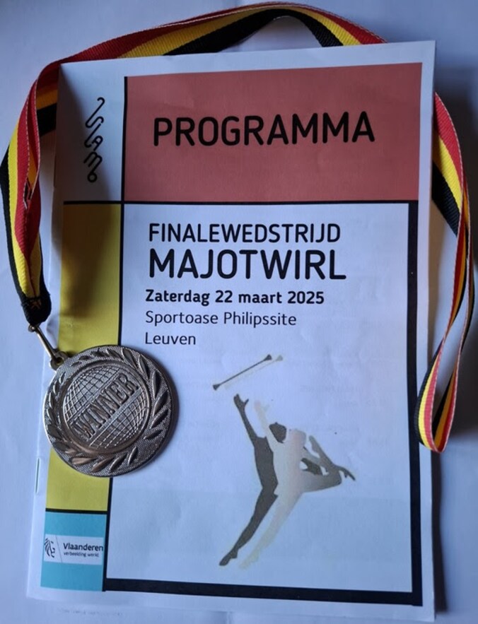 Macota Majorettes uit Idegem schitteren op het Belgisch Kampioenschap