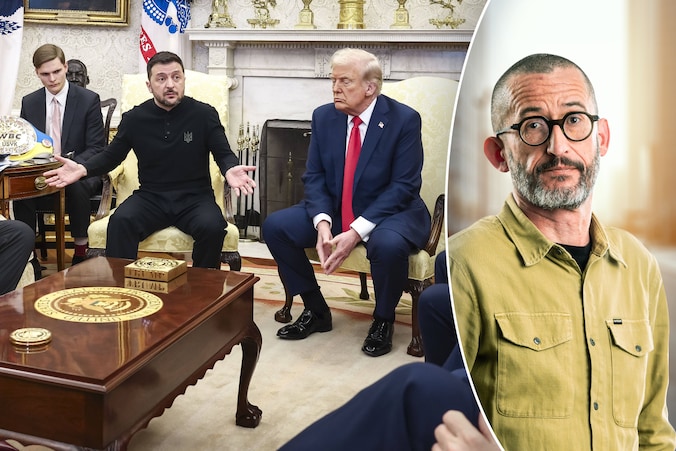 De confrontatie tussen Zelensky en Trump die de ondertekening van een grondstoffendeal in februari doorkruiste (links) en onze buitenlandjournalist Guy Van Vlierden.