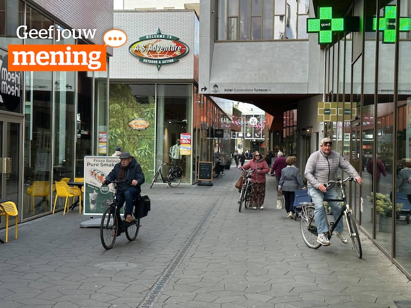 “Ze rijden als gekken tussen de voetgangers”: dit zijn jullie reacties op fietsers in Kursaalpoort in Turnhout