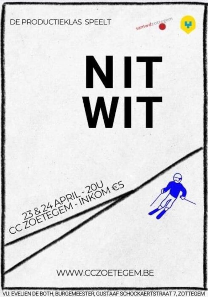 Affiche van 'NITWIT'.