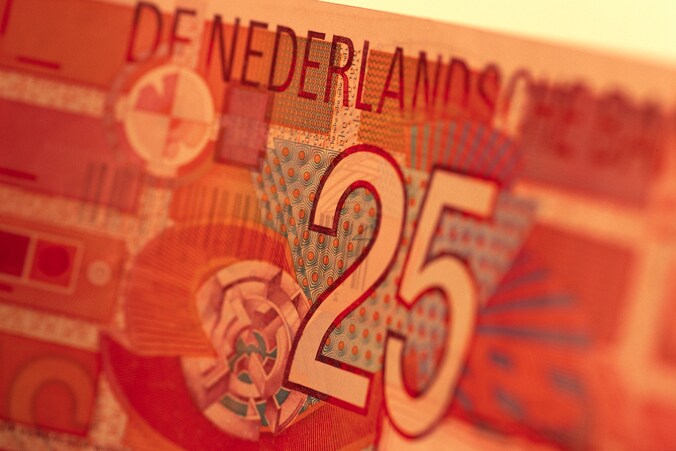 vijfentwintig 25 gulden biljet, ofwel het ‘geeltje’