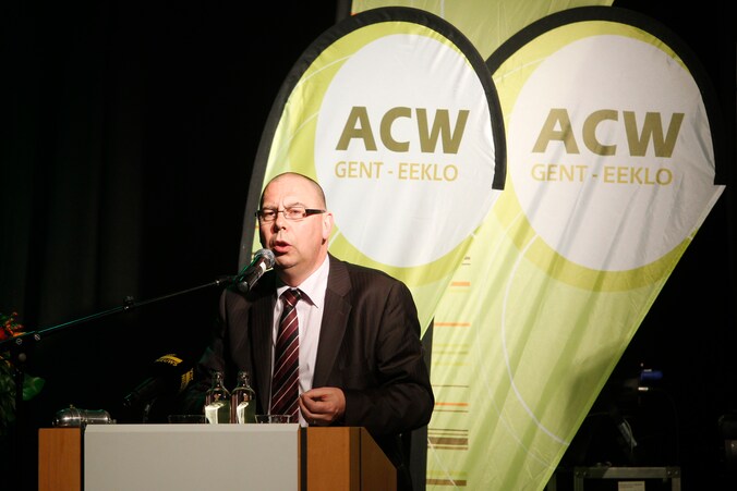 Marc Leemans, voorzitter van de ACV.