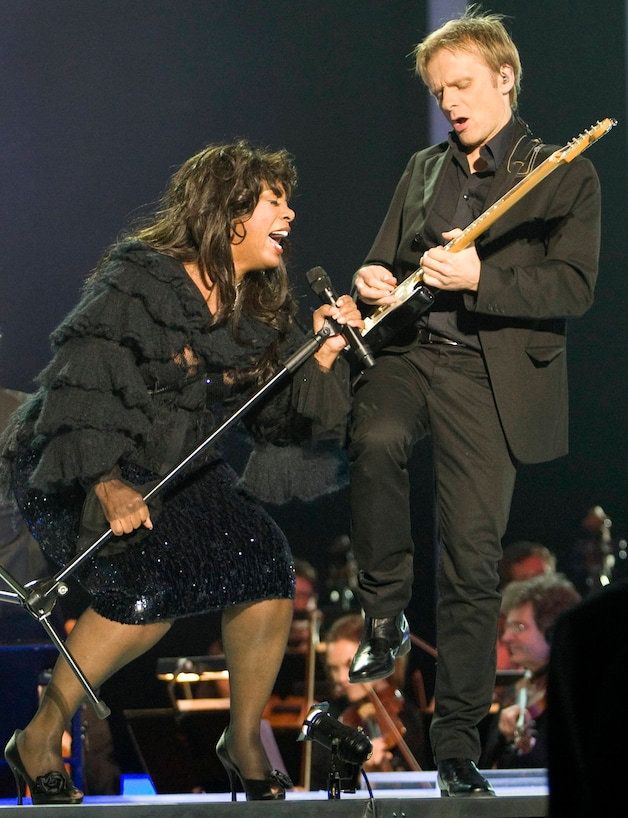 Op het podium gaf Donna Summer zich volledig