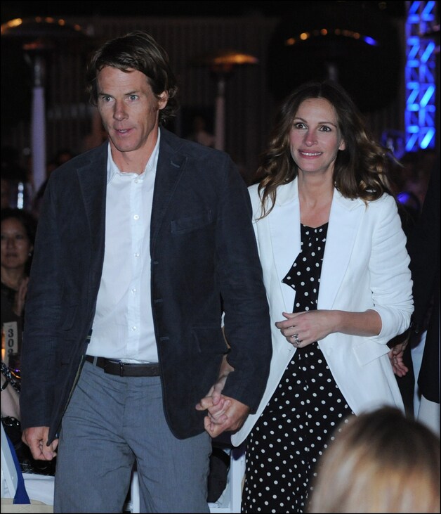 Julia Roberts en haar man Danny Moder.
