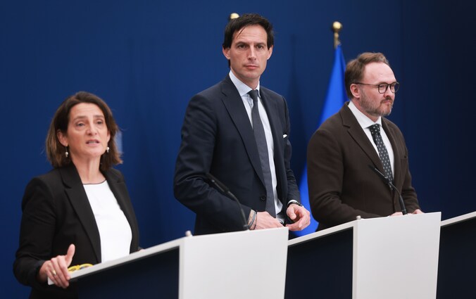 Links naar REchts: Teresa Ribera, Wopke Hoekstra, en Dan Jørgensen