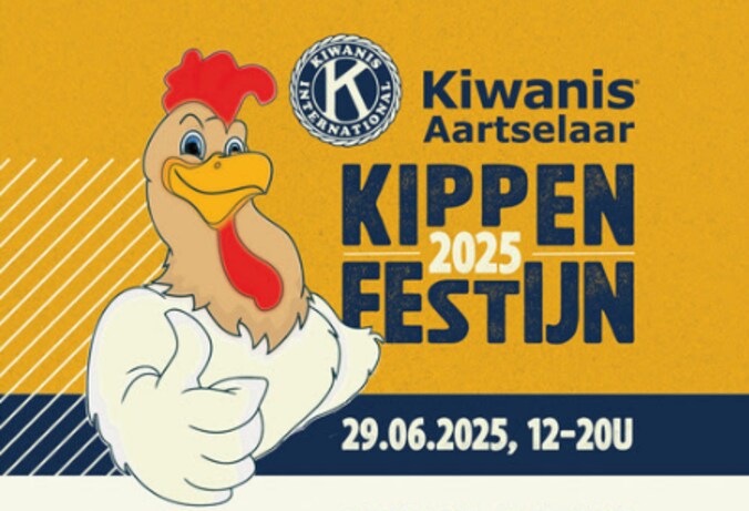 Kiwanis Aartselaar organiseert Kippenfestijn en helpt gezinnen in armoede