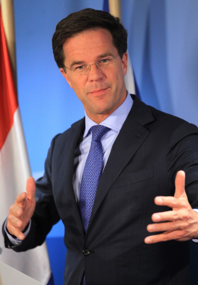 De Nederlandse premier Mark Rutte.