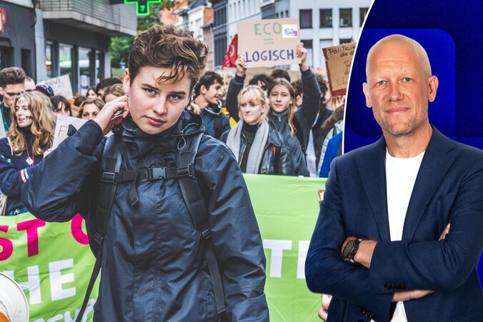 Klimaatmars in Gent met Anuna De Wever