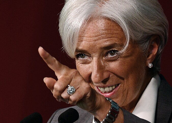 IMF-topvrouw Christine Lagarde.