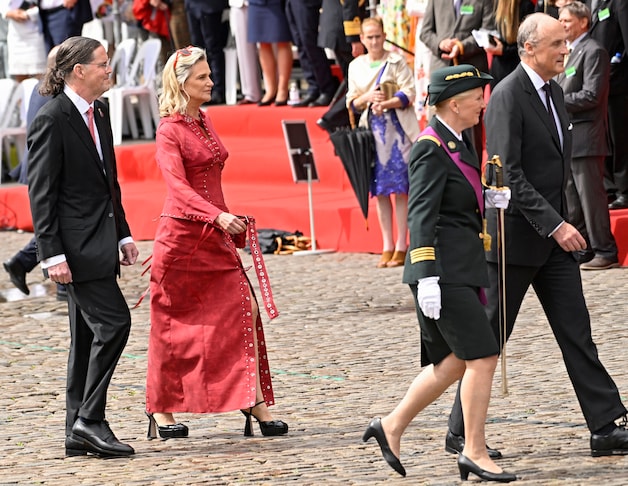Prinses Delphine op de nationale feestdag.