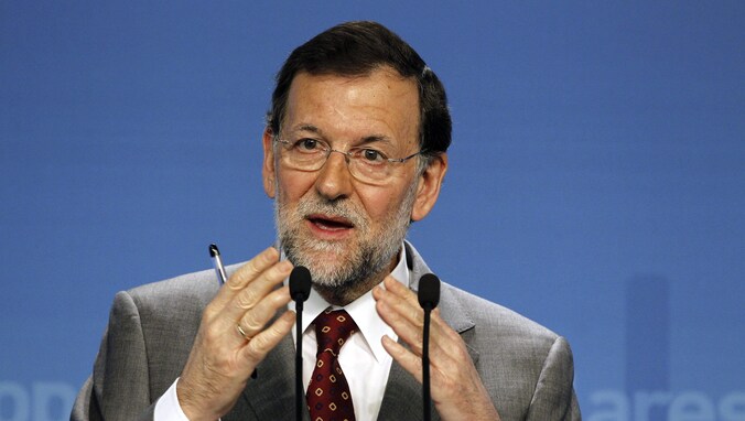 De Spaanse premier Mariano Rajoy: Europa moet duidelijk maken dat de euro "onomkeerbaar" is en "duidelijke, krachtige en energieke" acties ondernemen ten voordele van de munt.