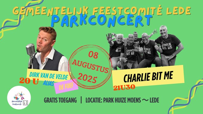 Gemeentelijk Feestcomité Lede organiseert Tweede Parkconcert | Regio ...