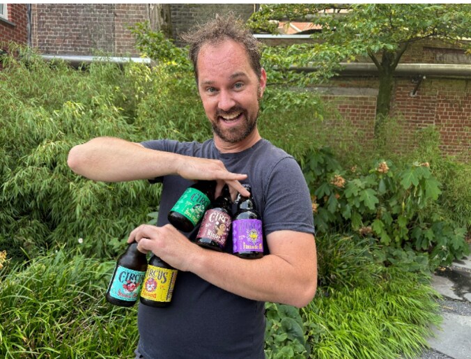 Tim Vandenberghe, brouwer en eigenaar Circus Brouwerij.