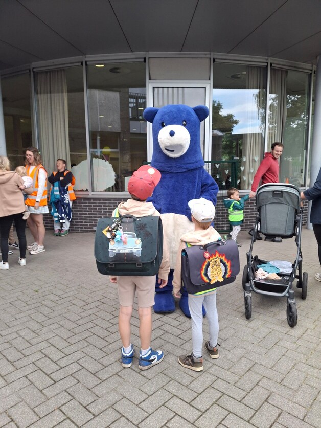 Warme William bezorgde de kinderen een warme ontvangst