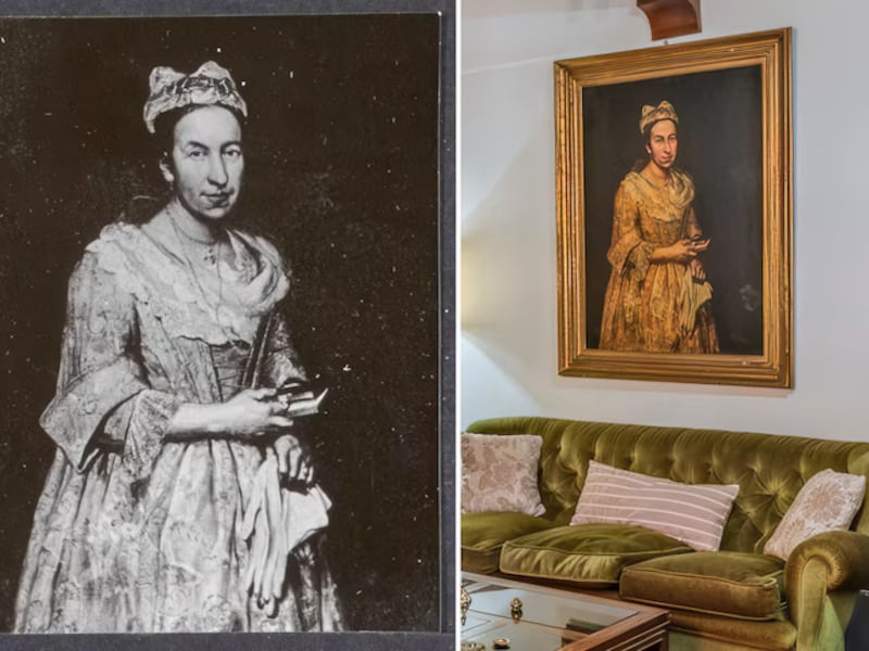 Het in de oorlog geroofde schilderij blijkt in een woonkamer in een Argentijnse kustplaats te hangen. 