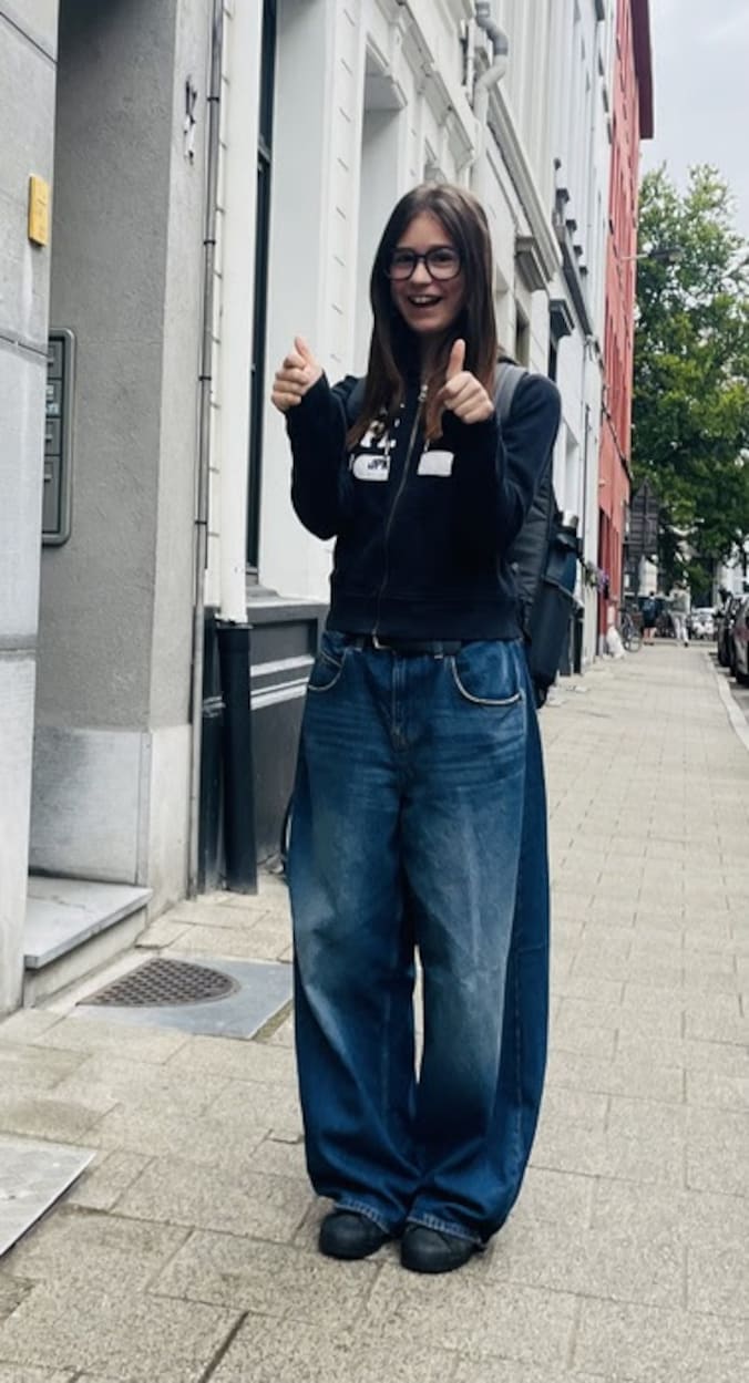 Pixie uit Antwerpen start in het eerste middelbaar.