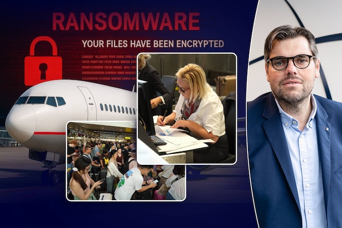 CEO Geert Baudewijns vertelt over de cyberaanval in de luchthavensector.