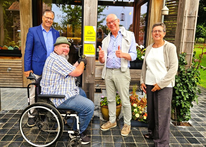 Het nieuwe vakantieverblijf van Station Racour ‘Le Grand Logement des Piocheurs’ kreeg het toegankelijkheidslabel A+