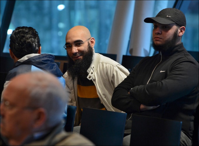Fouad Belkacem (links) zit nog altijd in de cel.