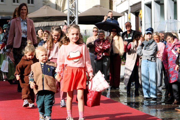 Herfsthopping modeshow in Halle