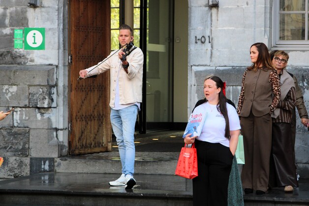 Herfsthopping modeshow in Halle