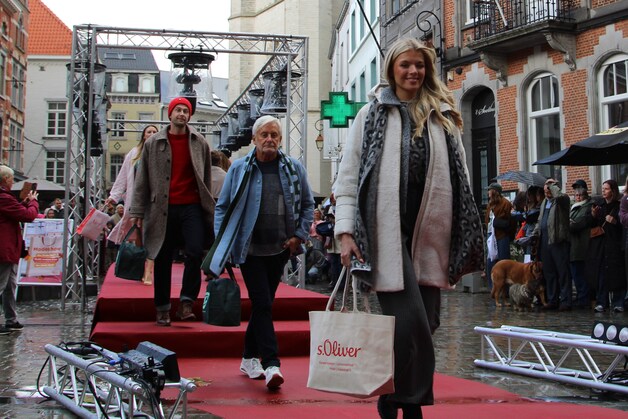 Herfsthopping modeshow in Halle