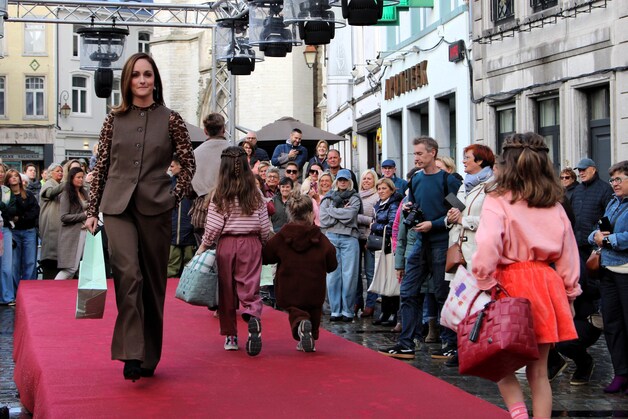 Herfsthopping modeshow in Halle