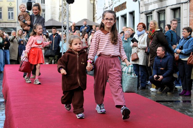 Herfsthopping modeshow in Halle