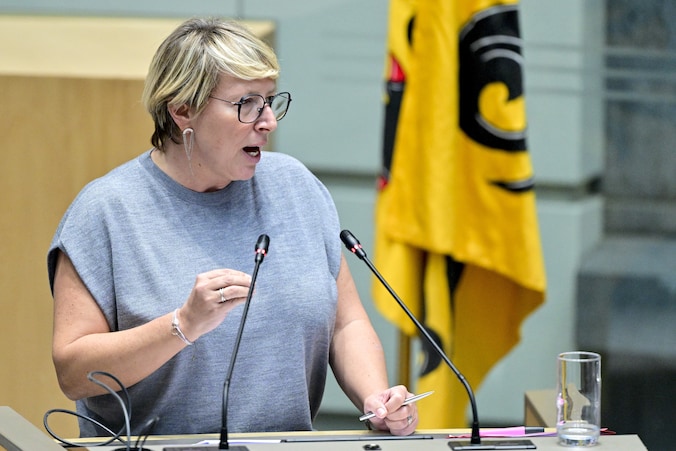 Vlaams minister van Cultuur Caroline Gennez (Vooruit).