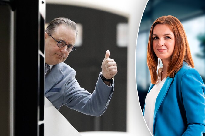 De Wever vrijdagavond voor de kern. Gisteren kwam de kern niet bijeen.