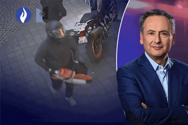 Twee overvallers met een slijpschijf en een geweer proberen in te breken in een juwelierszaak in Maastricht.