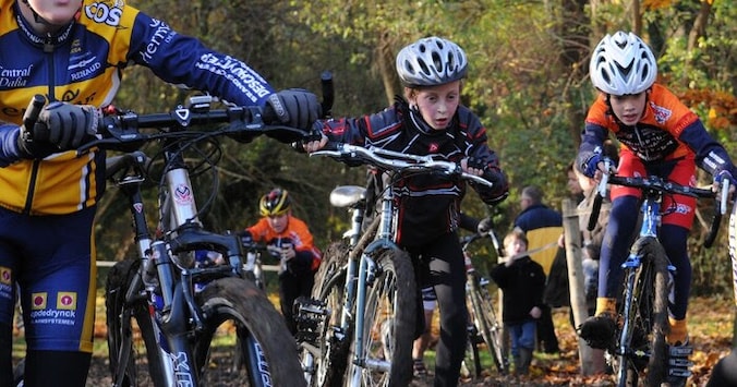 Een beeld van een vorige editie van cyclocross