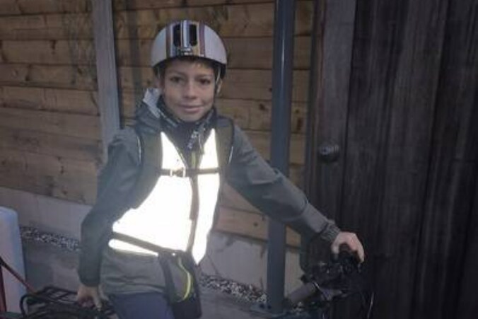 Lars Meysmans op zijn dagelijkse trip naar school in Bierbeek vanuit zijn thuishaven Leuven.