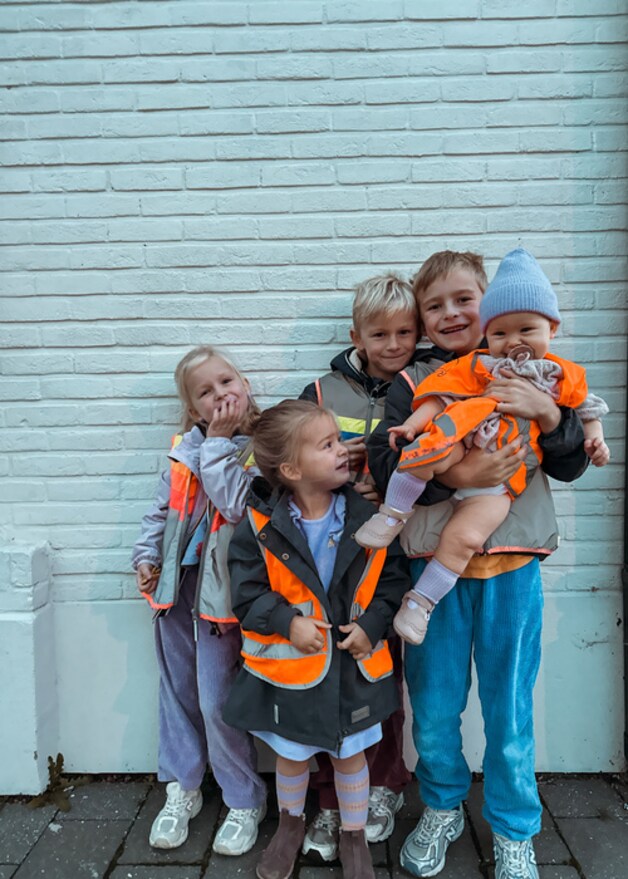 Nobel, Charles, Babette, Cézanne en Lucille. Broers en zusjes die trouw hun fluo’tje dragen!