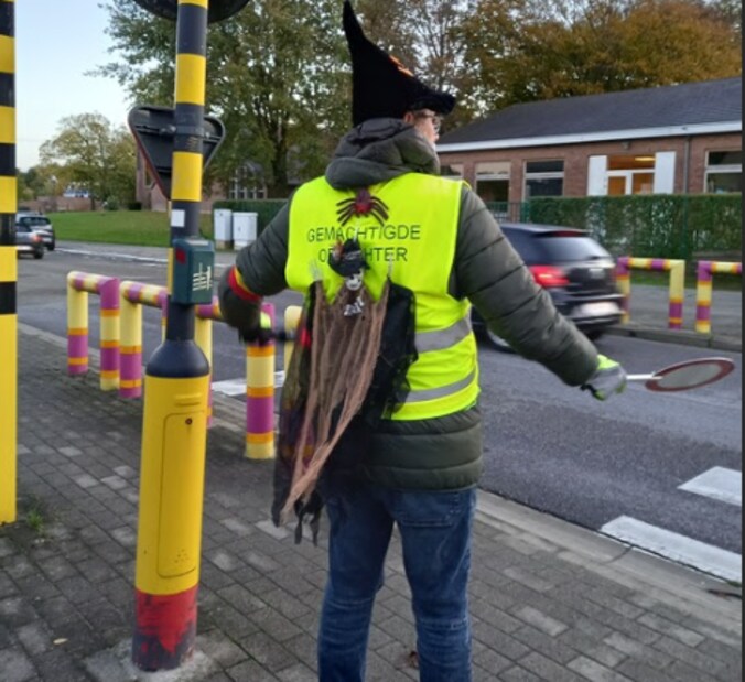 Ook gemachtigd opzichter uit Dilbeek doet mee aan Halloween