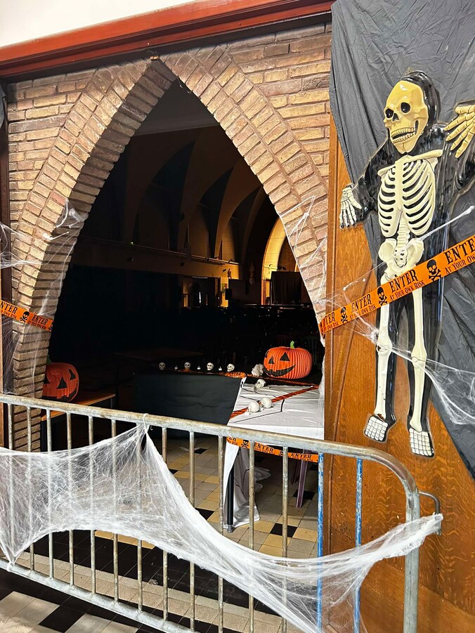 De versierde kapel vorig jaar