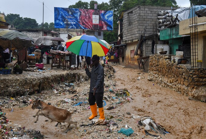 Haïti na de doortocht van orkaan Melissa.