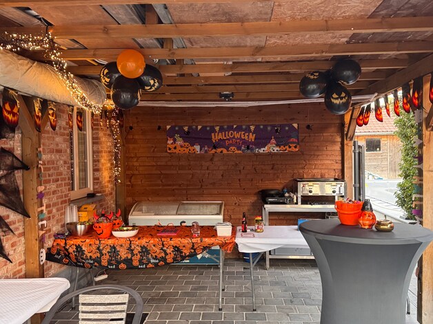 Halloween in Stripfigurenwijk in Temse.