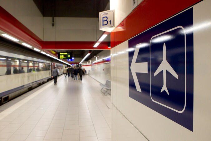 Het aantal reizigers dat naar Brussels Airport spoort, stabiliseert op 19 procent.