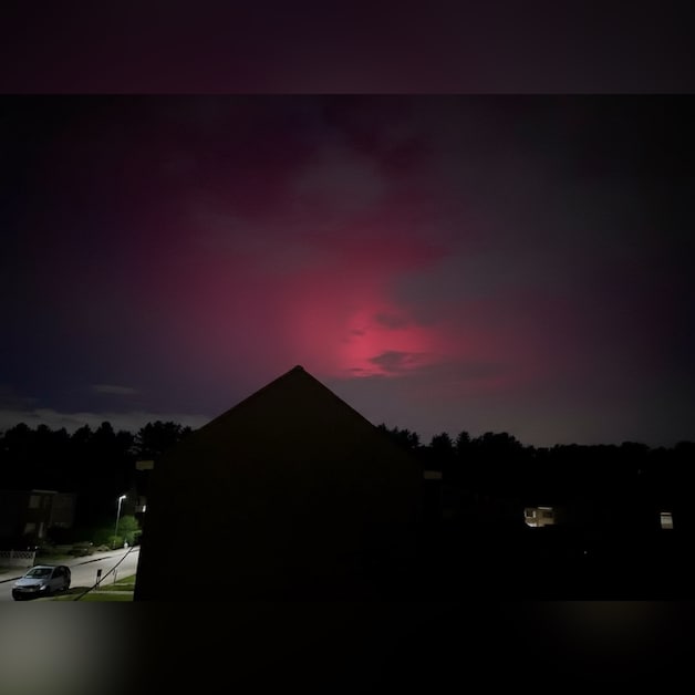 Ook in Herentals werd afgelopen nacht het noorderlicht gespot.