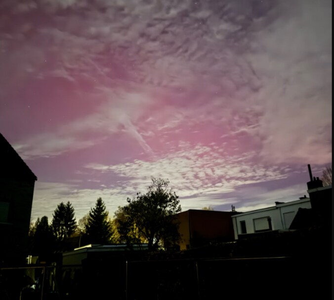 Noorderlicht in Brasschaat.