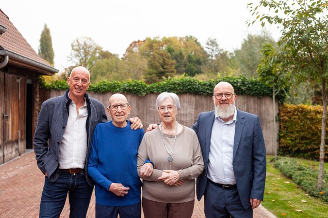 Julien en Nelli uit Tielrode vierden briljanten huwelijk.