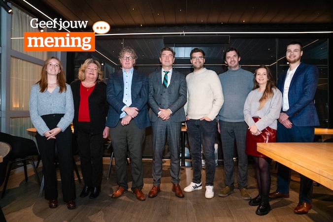 Het gemeentebestuur van Boom bij de voorstelling van het bestuursakkoord eind 2024. 