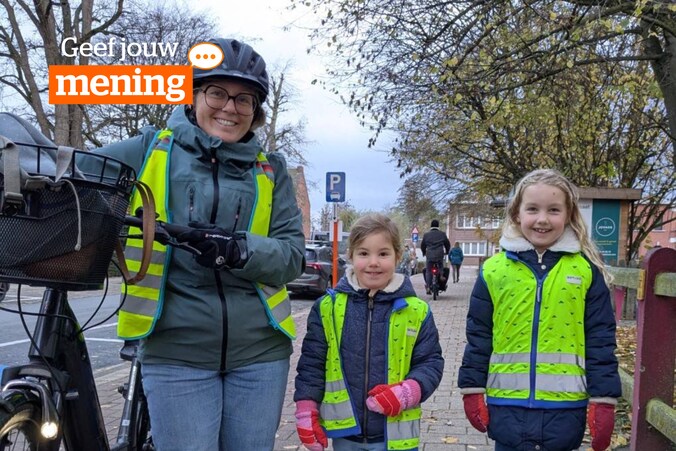 Lint stond op dinsdag 18 november in het teken van fluodag om te sensibiliseren over verkeersveiligheid.
