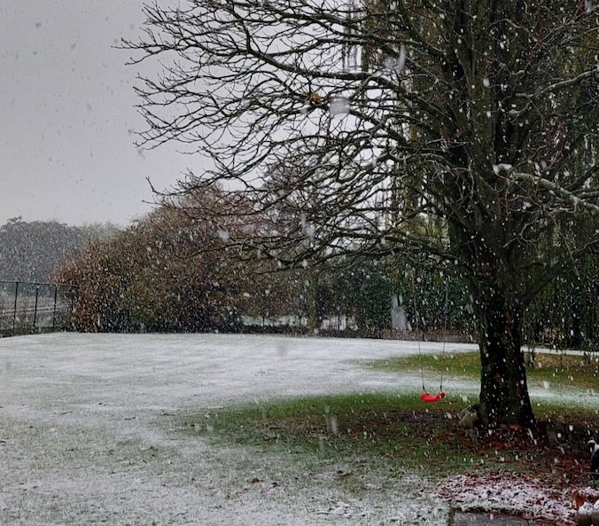 Sneeuw in Desselgem (Waregem)