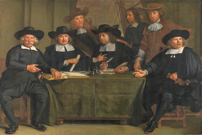 ‘De oppercommissarissen der Walen’ (1674), olieverf op doek.