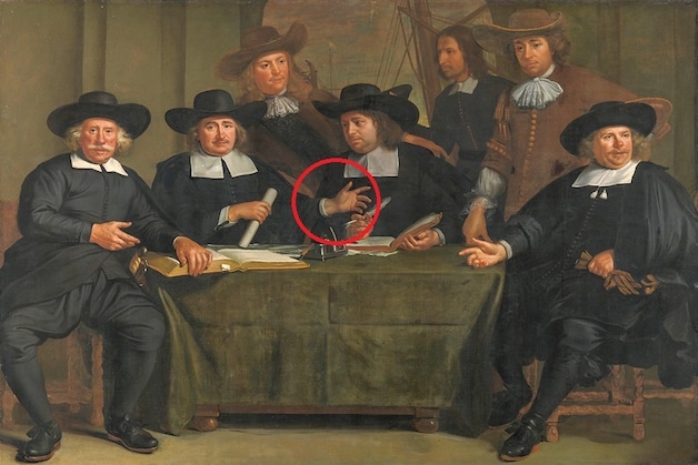 ‘De oppercommissarissen der Walen’ (1674), olieverf op doek.
