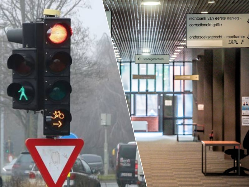 Boete en rijverbod voor man (50) die door het rood reed: “Ik had het licht niet gezien, denk ik”